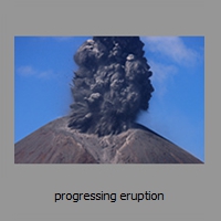 progressing eruption